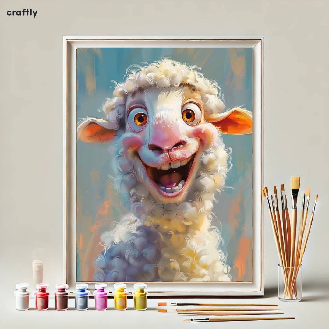 Paint by Numbers – Cute Sheep