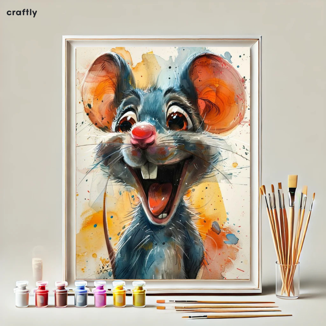 Paint by Numbers – Happy Mouse