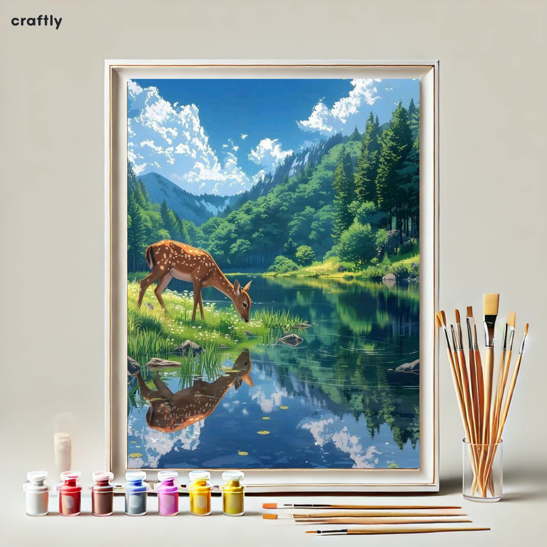 Paint by Numbers – Natural Deer