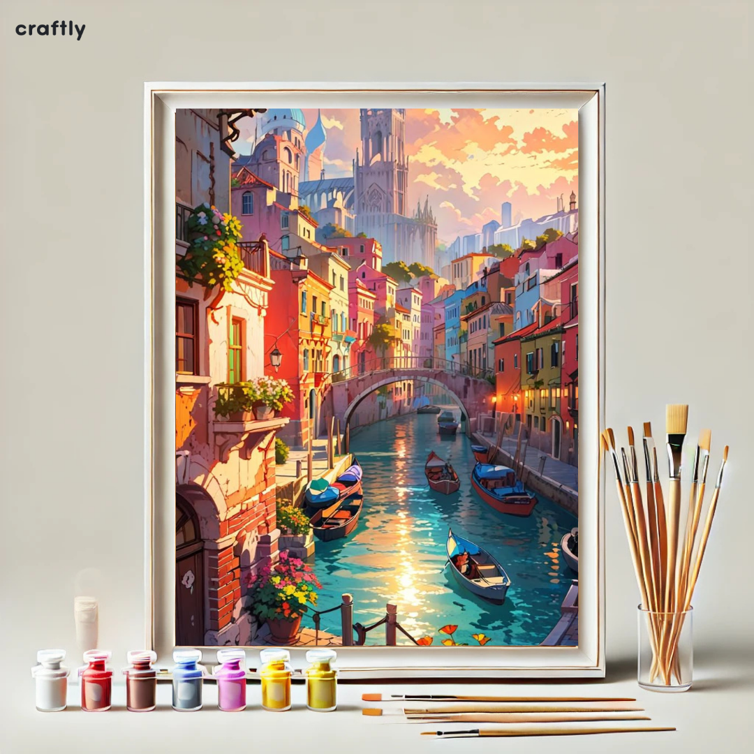 Paint by Numbers – Venice Waterway