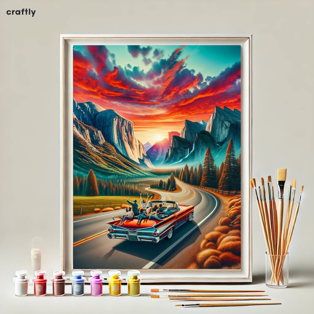 Paint by Numbers – Curvy Road Trip