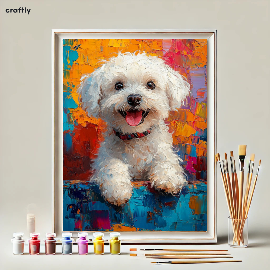 Paint by Numbers – Poodle Dog