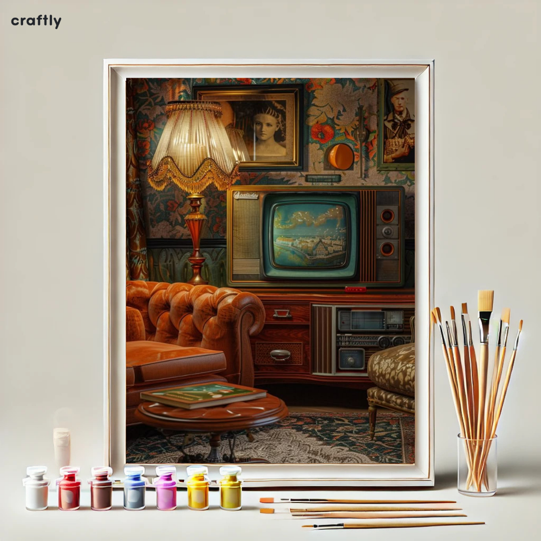 Paint by Numbers – Nostalgic Living Room