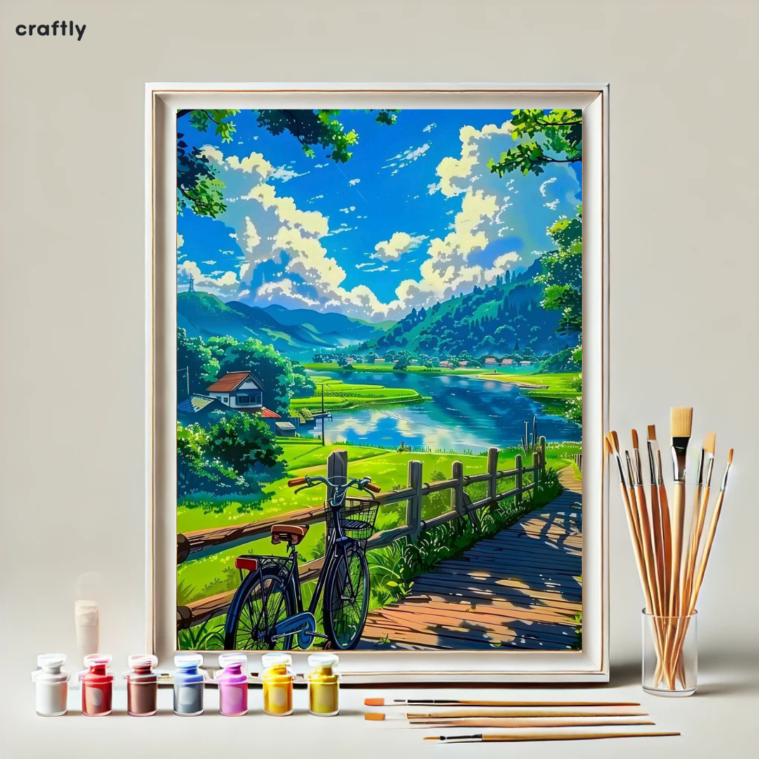 Paint by Numbers – Nature Bike Path