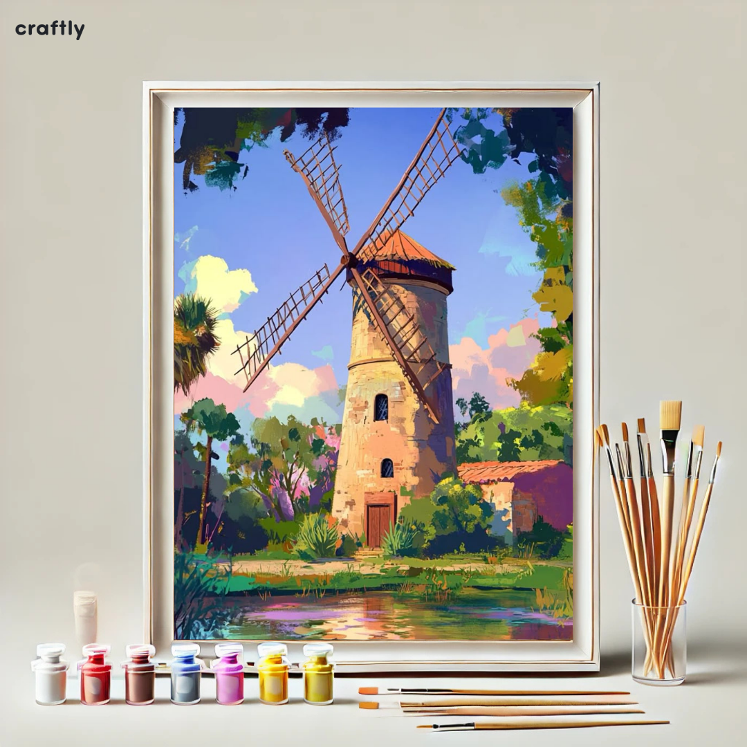Paint by Numbers – Countryside Windmill