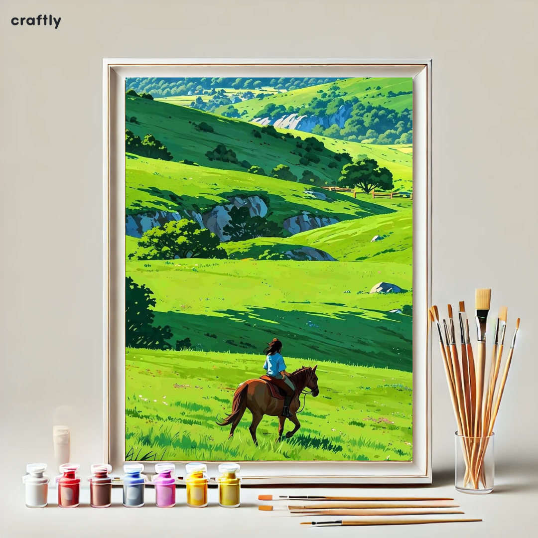 Paint by Numbers – Nature Horse Ride
