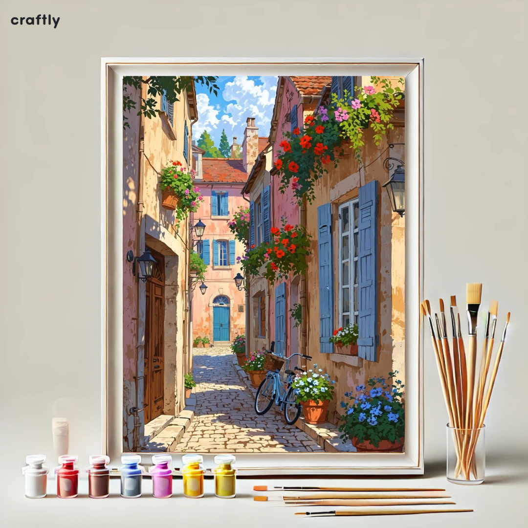 Paint by Numbers – Flower Alley in Europe