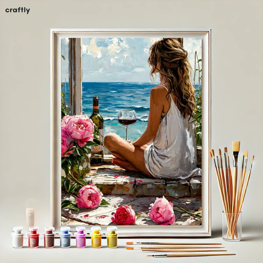 Paint by Numbers – Seaside Serenity