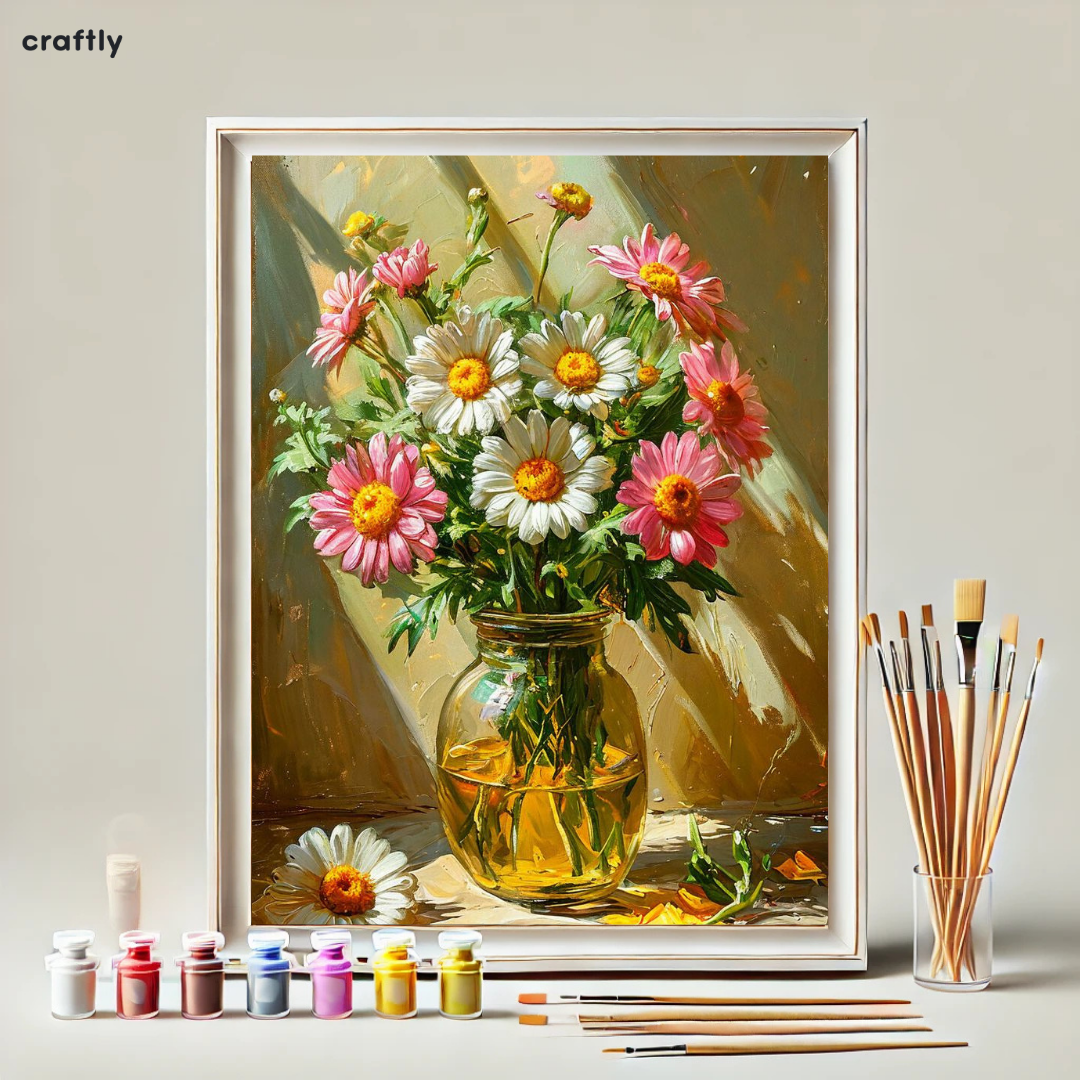 Paint by Numbers – Daisies in the Sun