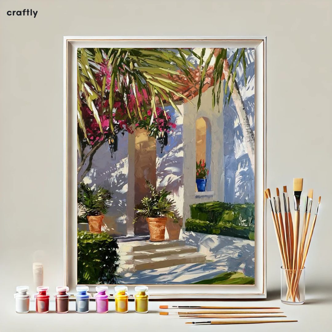 Paint by Numbers – Mediterranean Entrance
