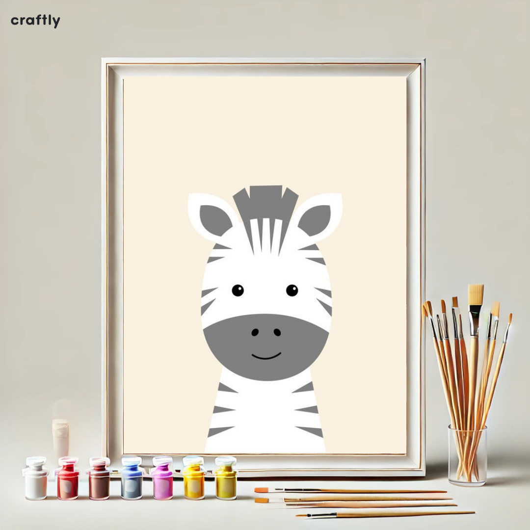 Paint by Numbers – Ziv the Zebra