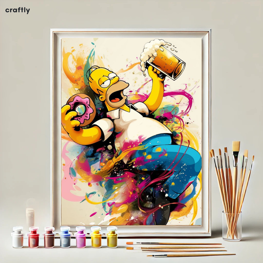 Paint by Numbers – Happy Simpson