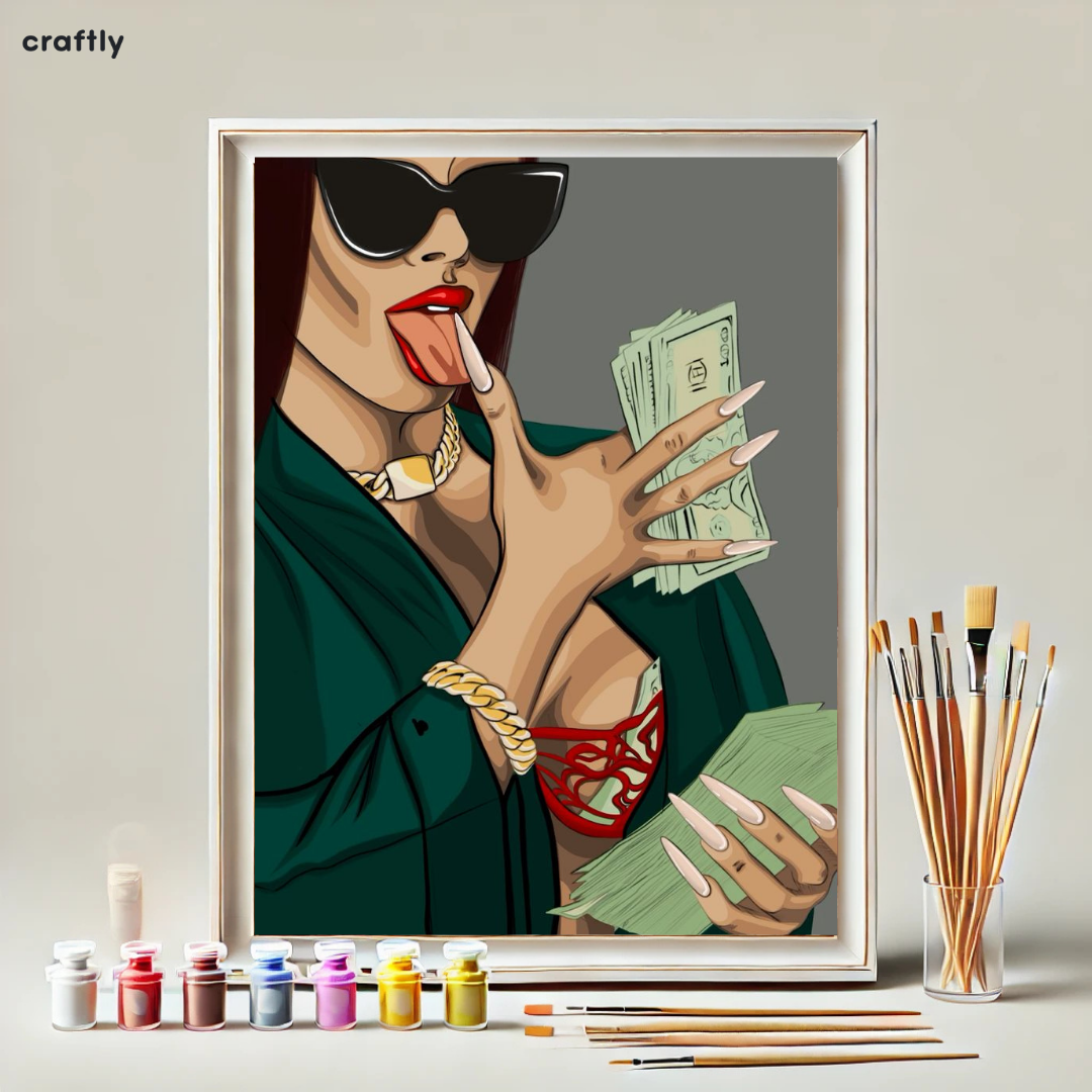 Paint by Numbers – Glam and Silver