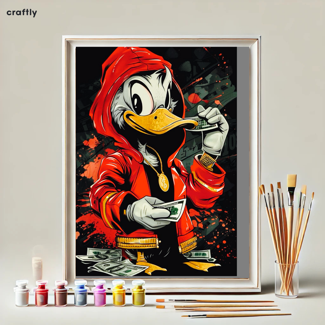 Paint by Numbers – Donald Duck in Royal Style