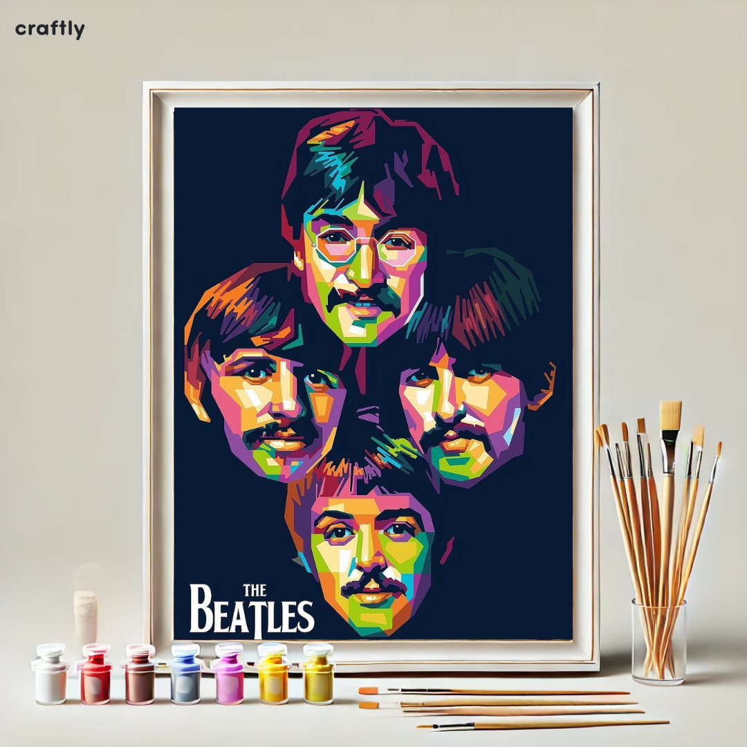 Paint by Numbers – Colourful Beatles