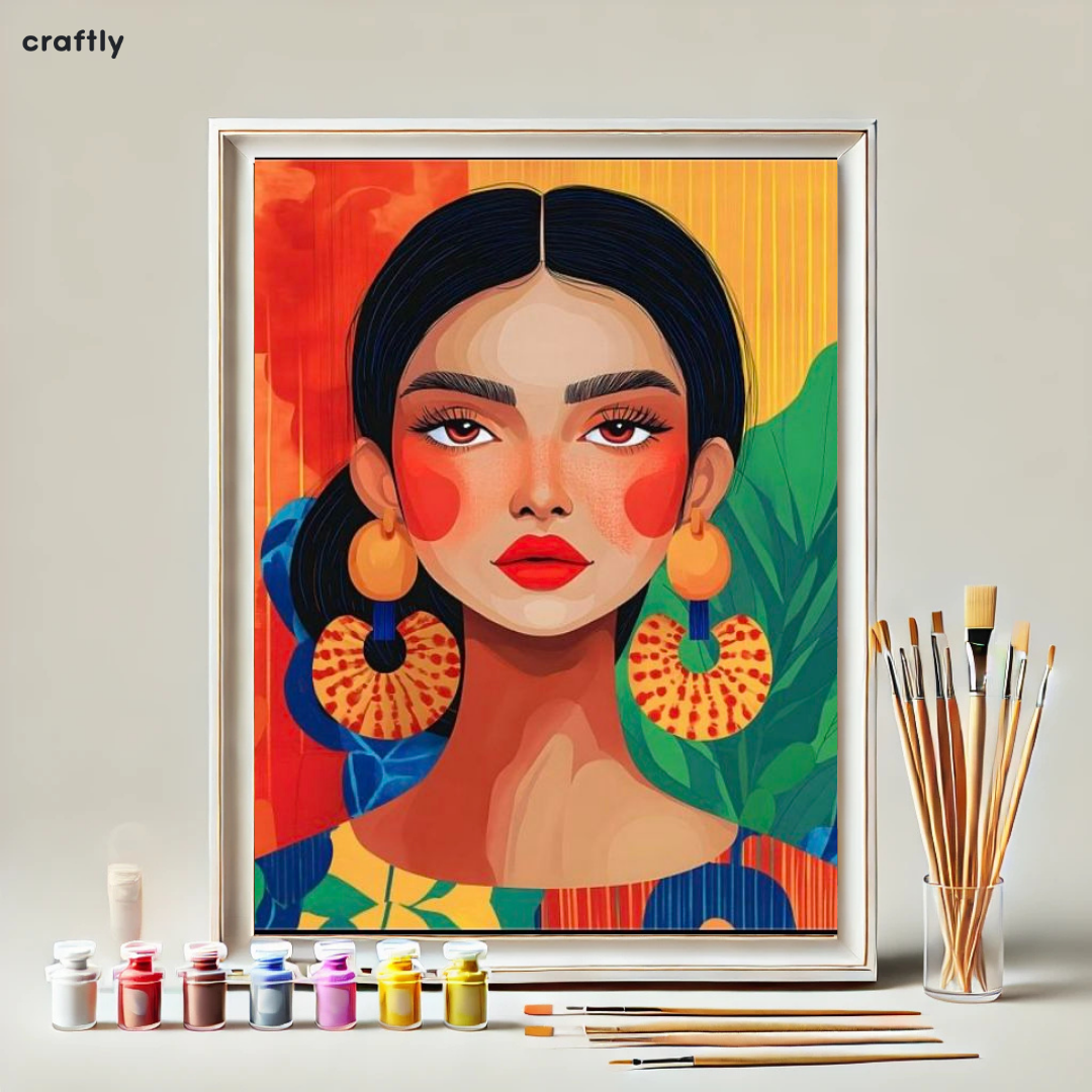 Paint by Numbers – Tropical Woman