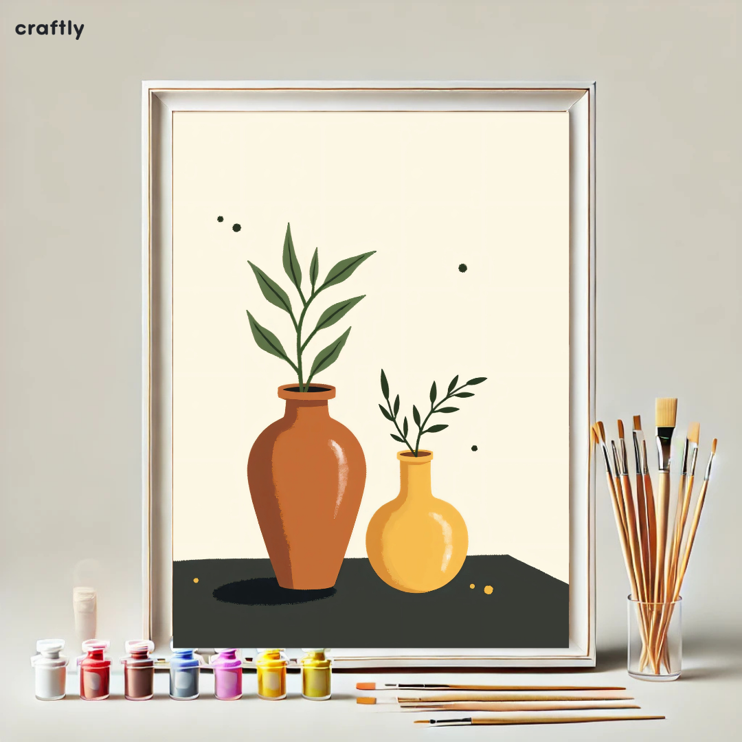 Paint by Numbers – Minimalist Vases