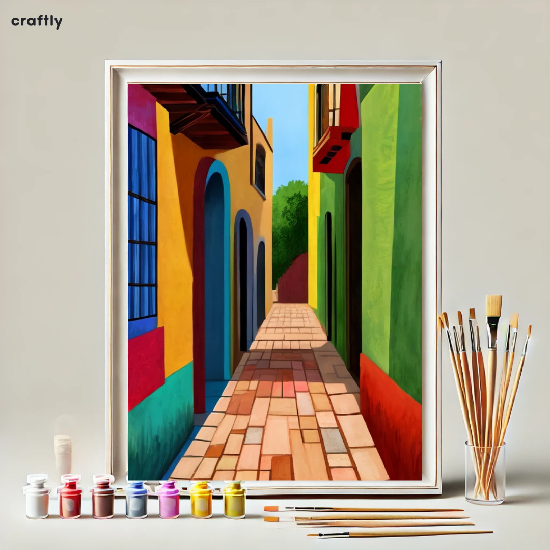 Paint by Numbers – Summer-Toned Alley