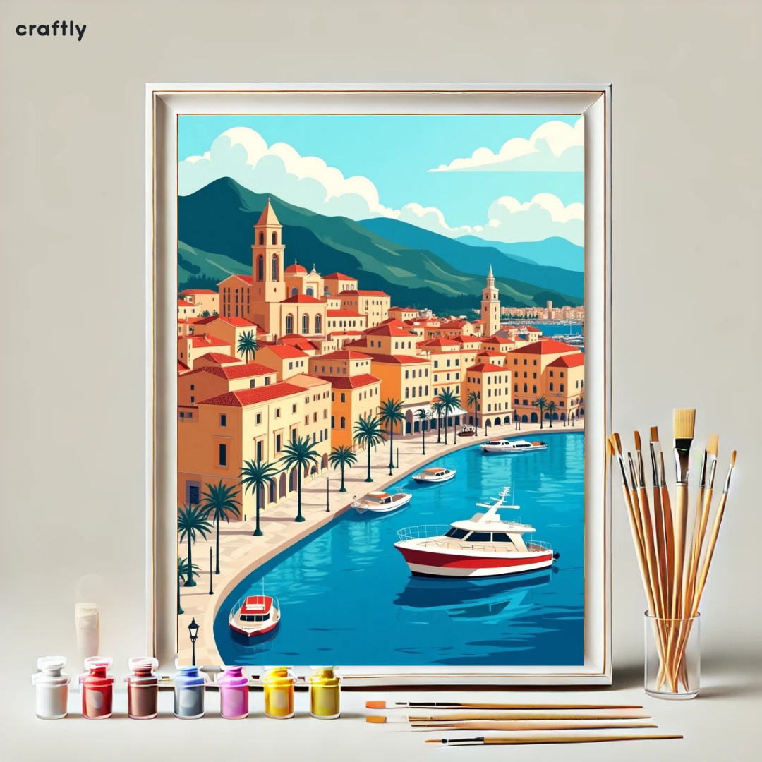 Paint by Numbers – Seaside Promenade