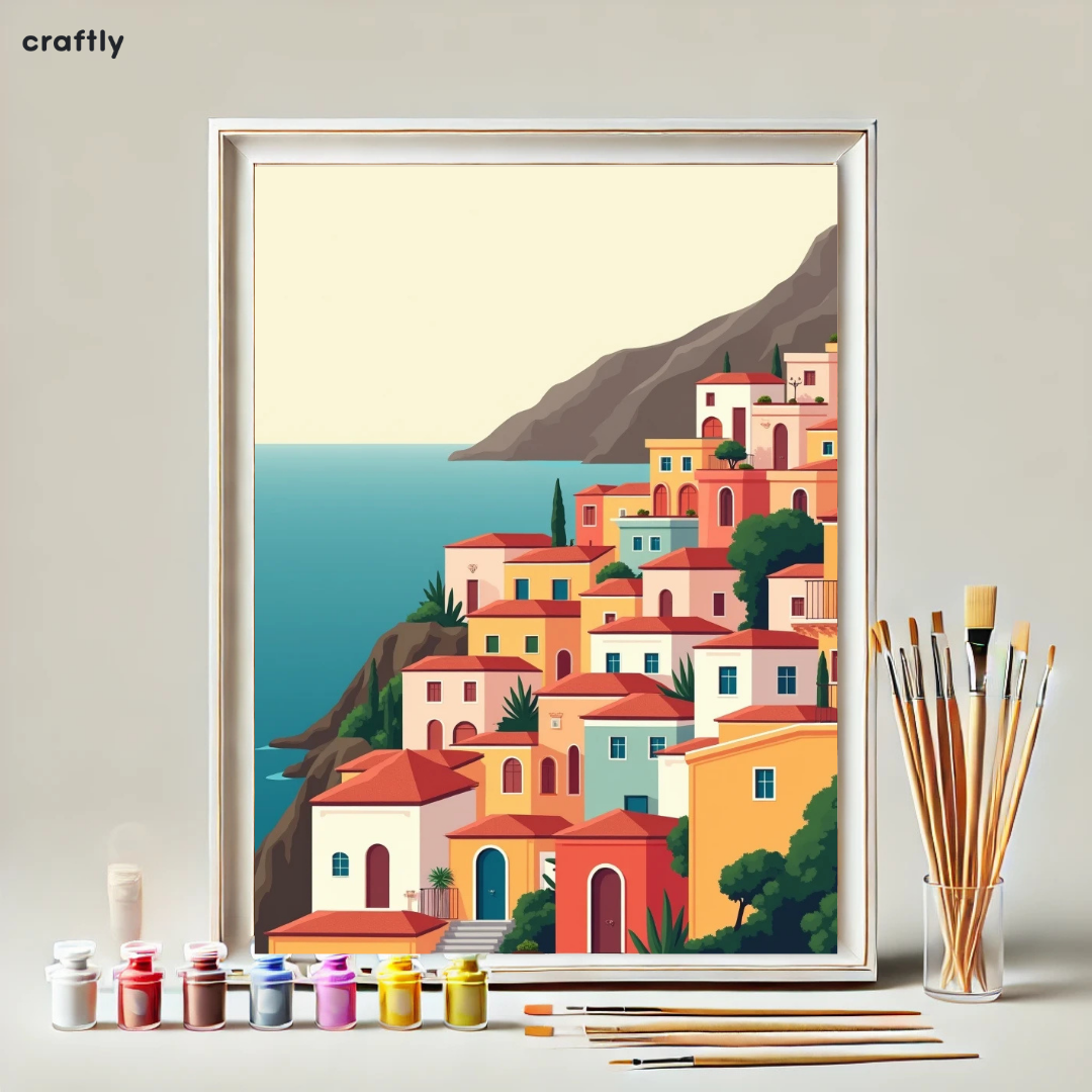 Paint by Numbers – Cliffside Village