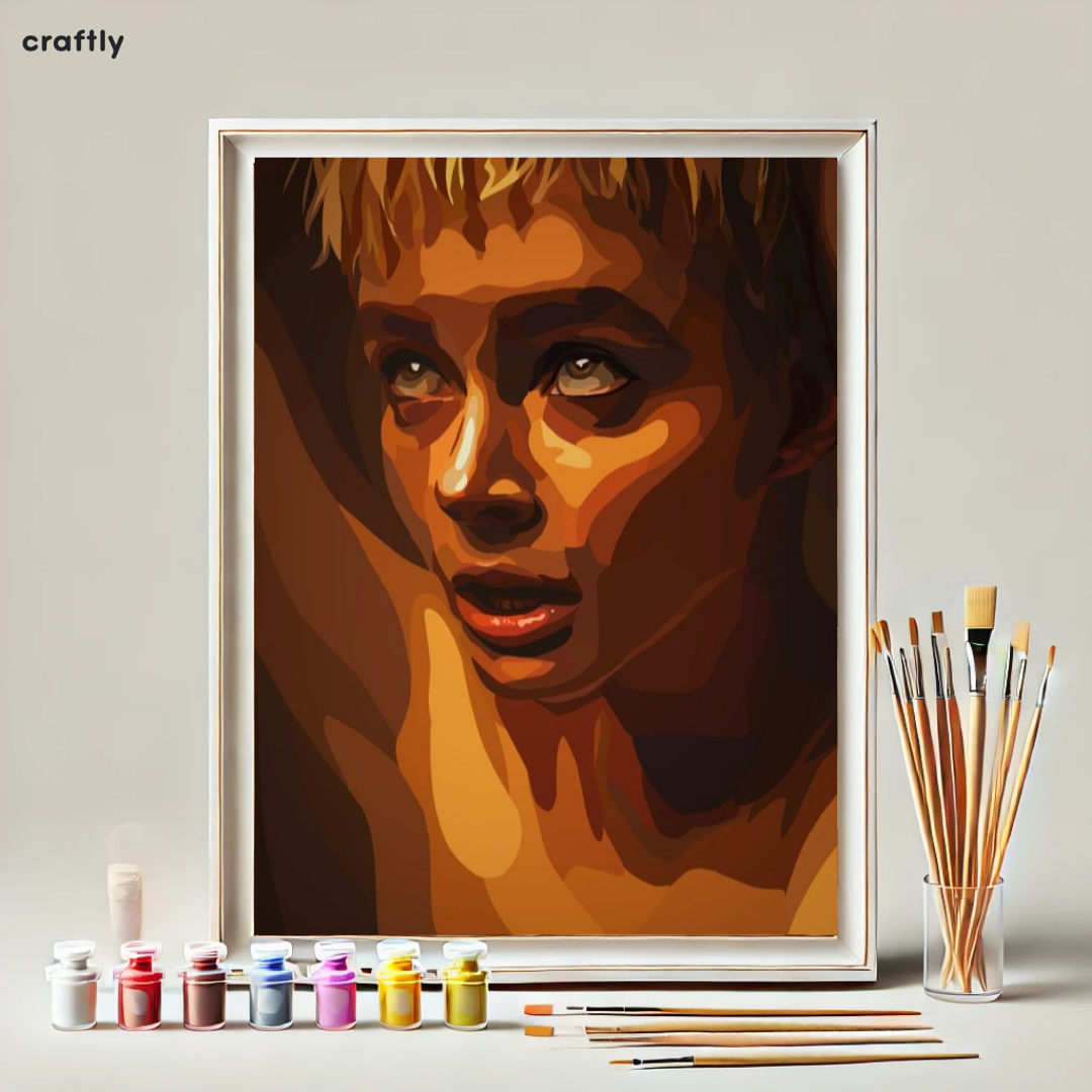 Paint by Numbers – Realistic Artistic Portrait