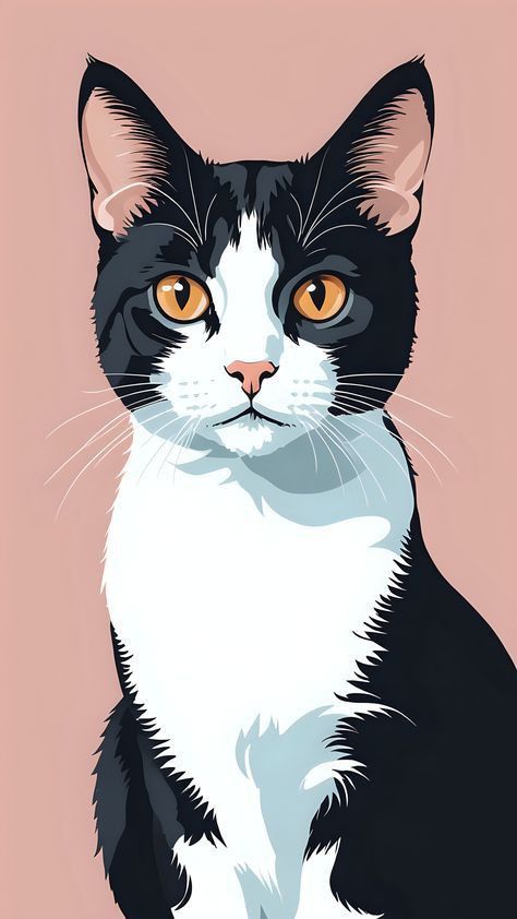 Paint by Numbers – Cat with Piercing Eyes