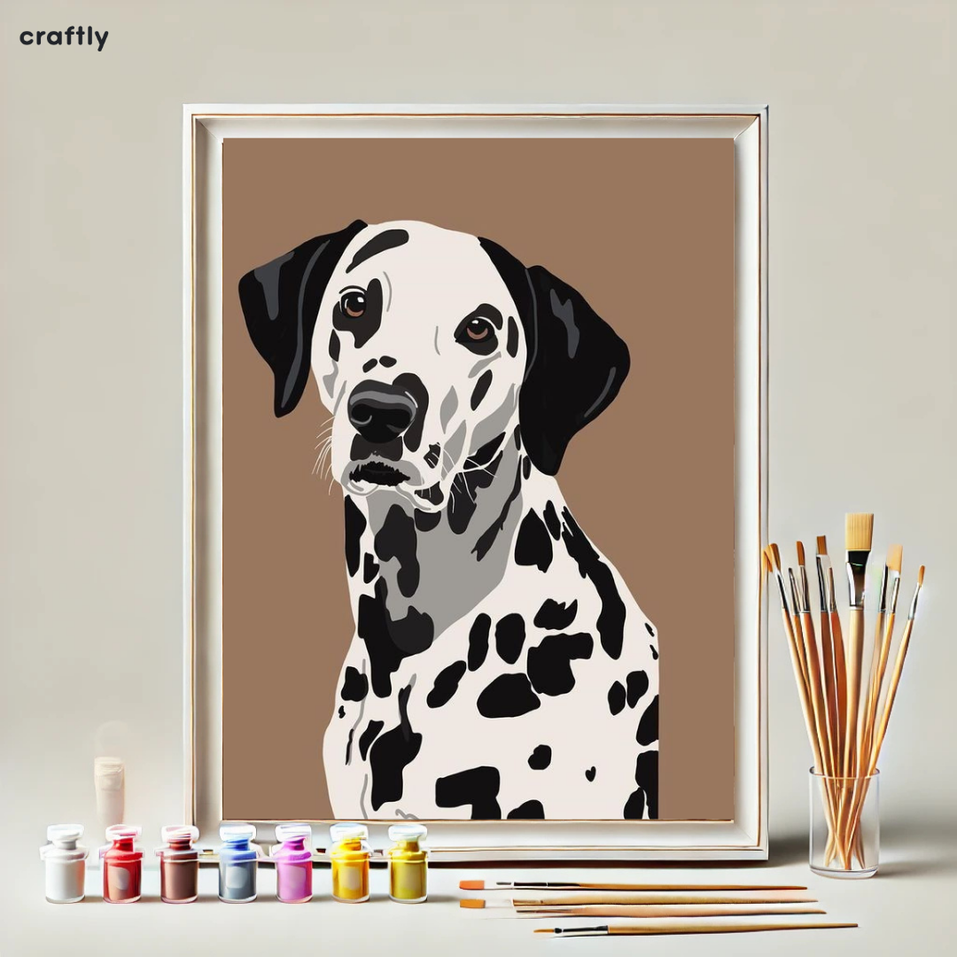 Paint by Numbers – Classic Dalmatian Dog