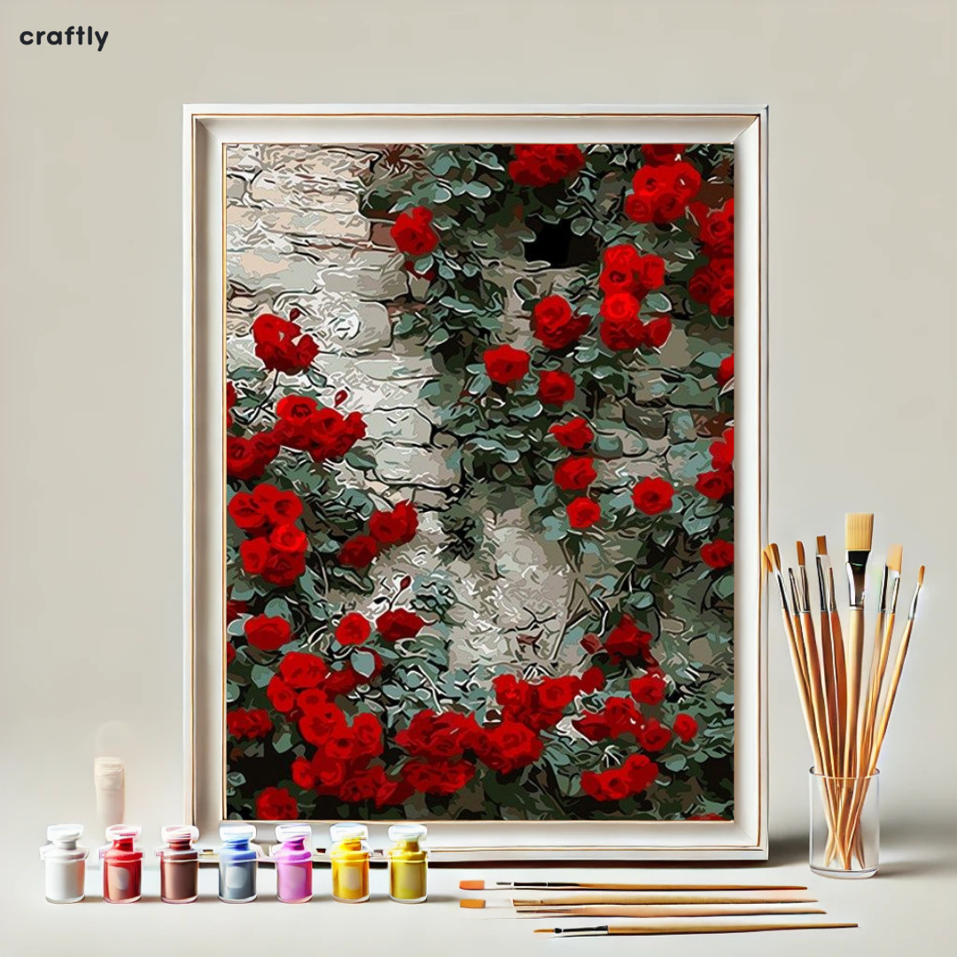 Paint by Numbers – Wall of Roses