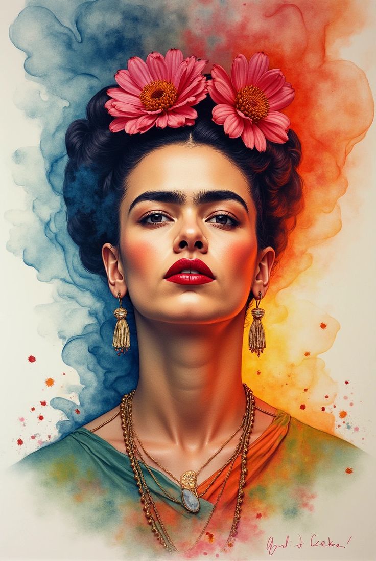 Paint by Numbers – Realistic Frida Kahlo