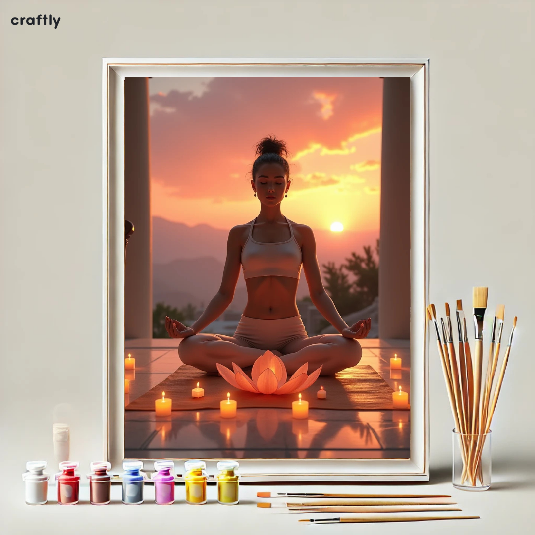 Paint by Numbers – Meditation at Sunset