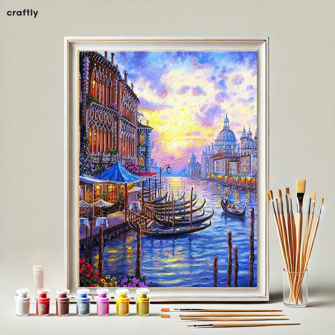Paint by Numbers – Sunset in Venice