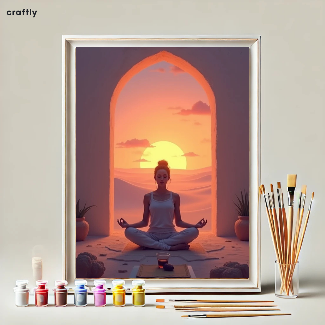 Paint by Numbers – Desert Sunset