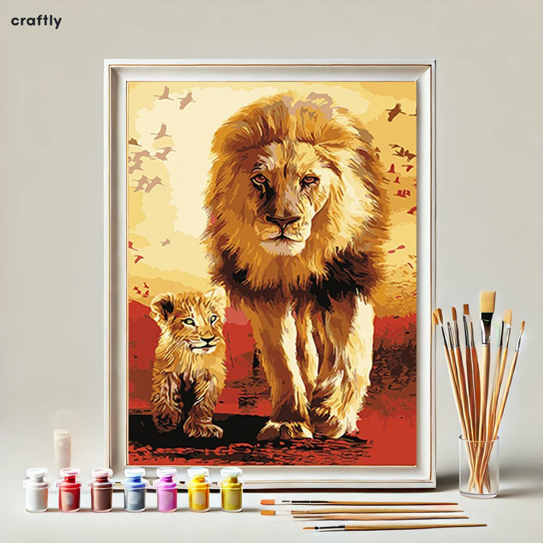 Paint by Numbers – Pride of Lions