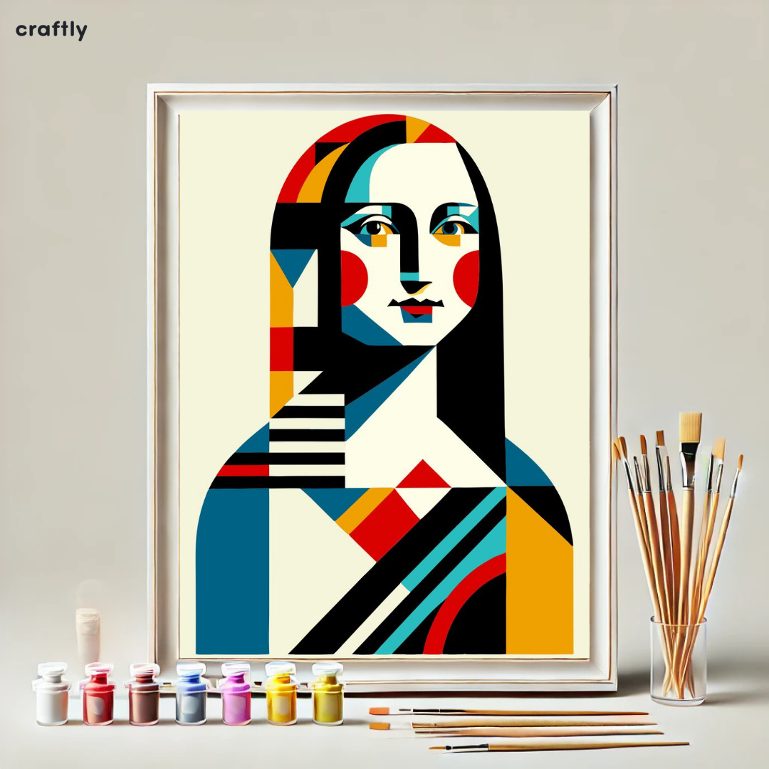 Paint by Numbers – Geometric Mona Lisa