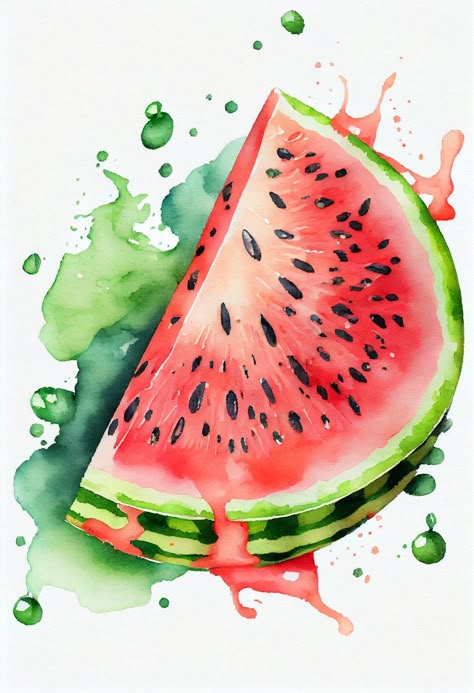 Paint by Numbers – Juicy Watermelon Slice