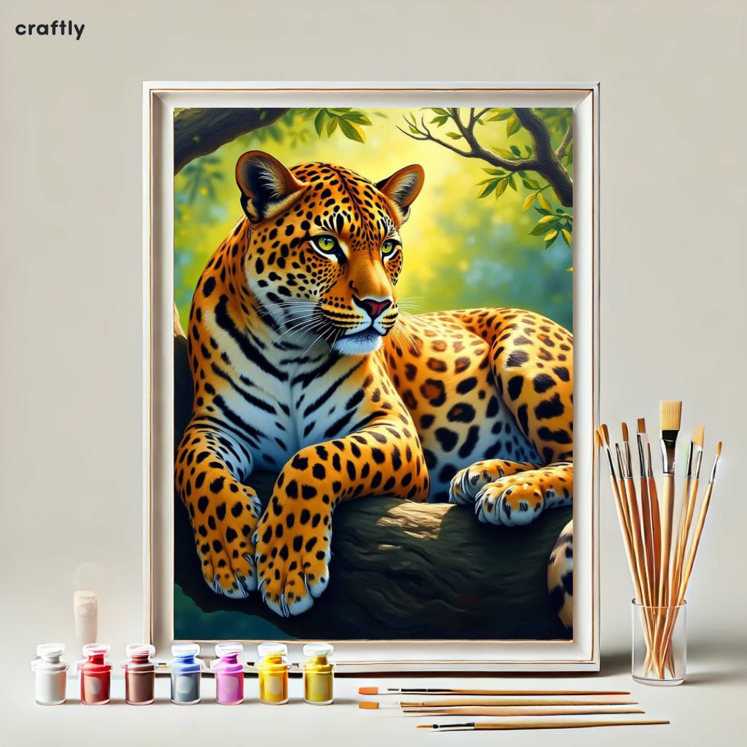 Paint by Numbers – Tiger in the Enchanted Forest