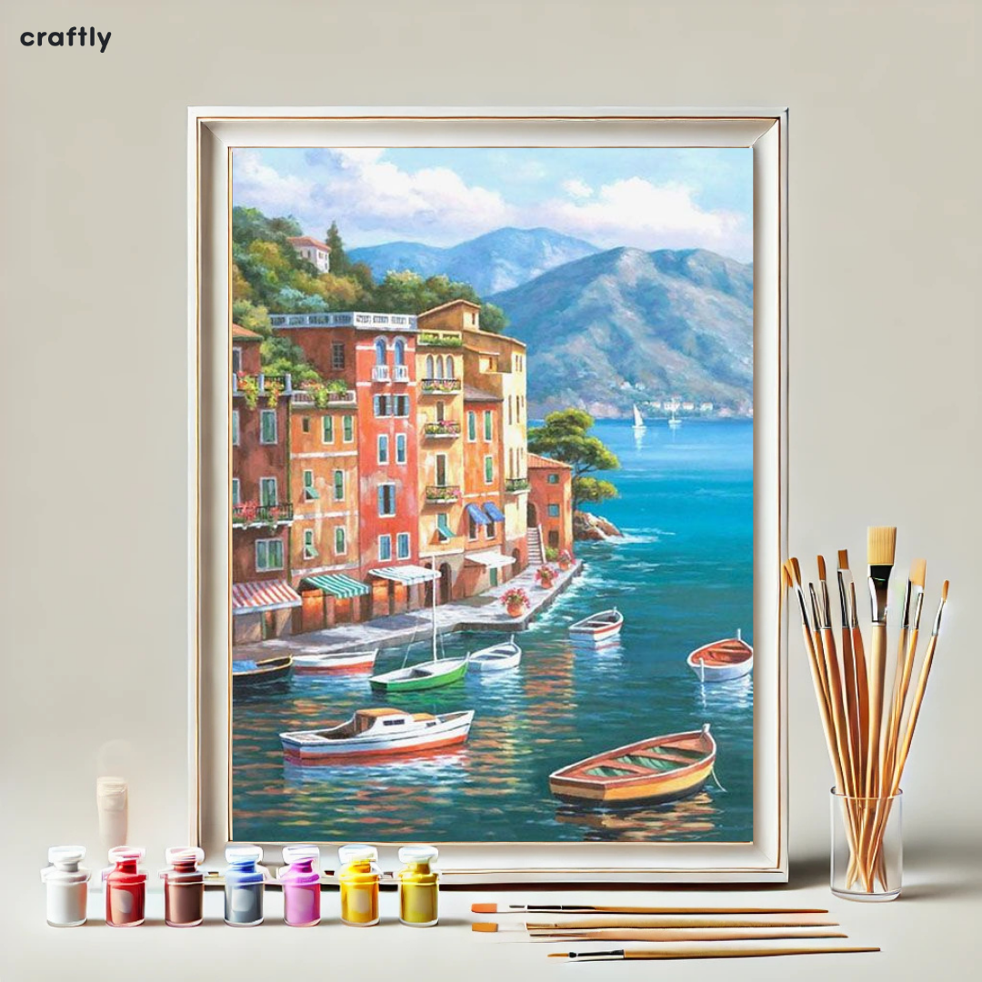 Paint by Numbers – Magical View of the Mediterranean