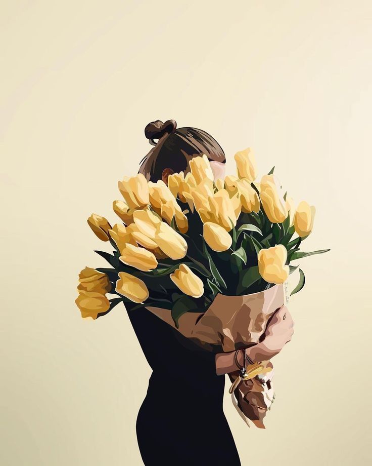 Paint by Numbers – Bright Yellow Flower Bouquet
