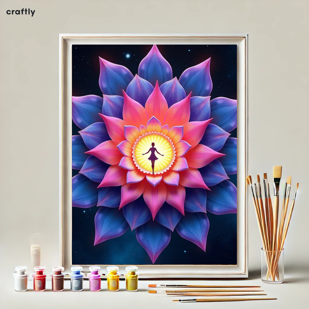 Paint by Numbers – Galaxy Flower
