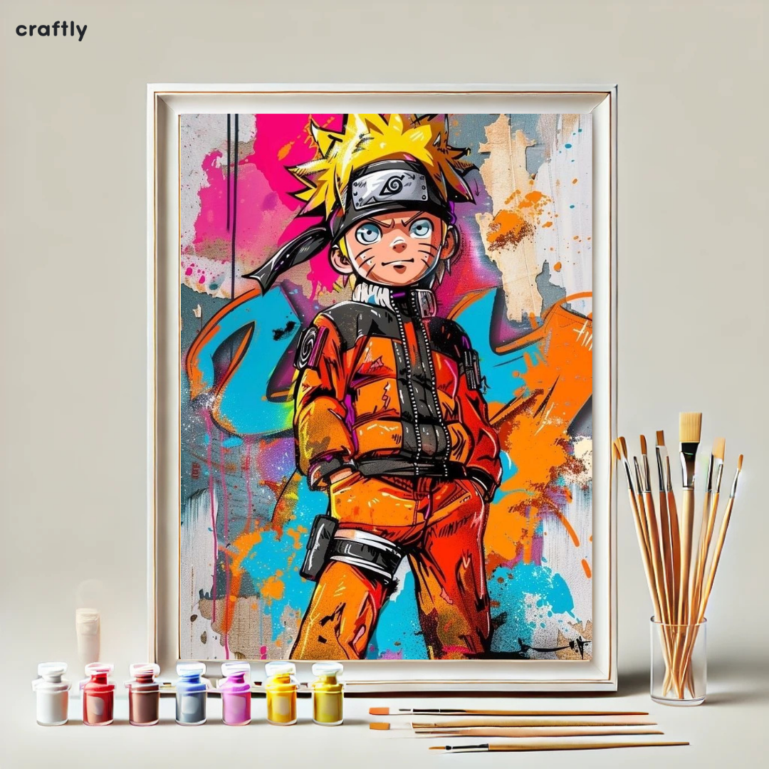 Paint by Numbers – Graffiti Naruto