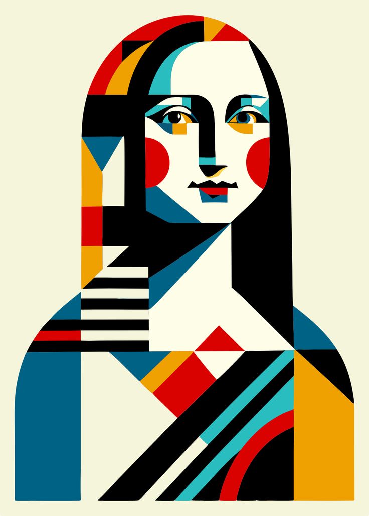 Paint by Numbers – Geometric Mona Lisa