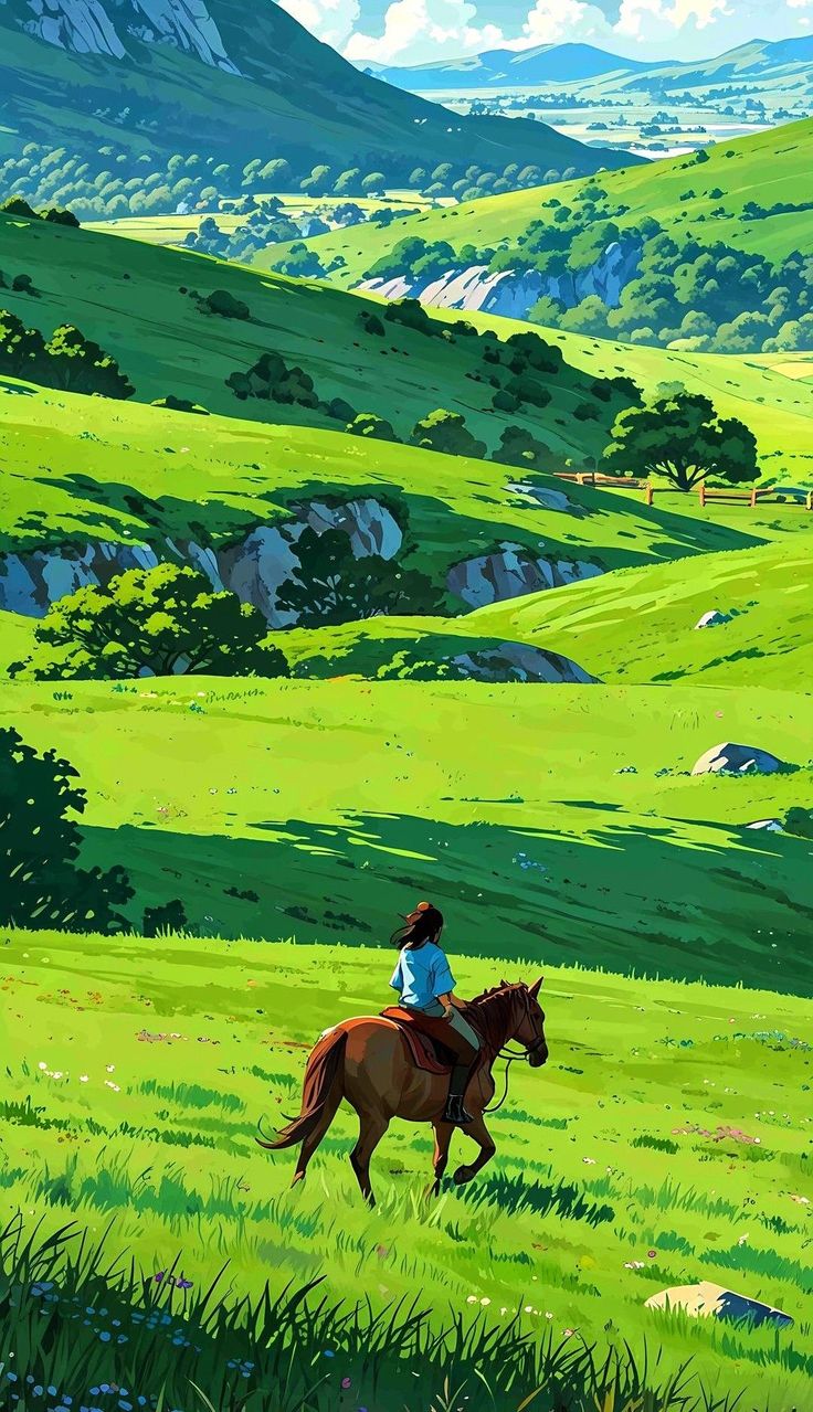 Paint by Numbers – Nature Horse Ride