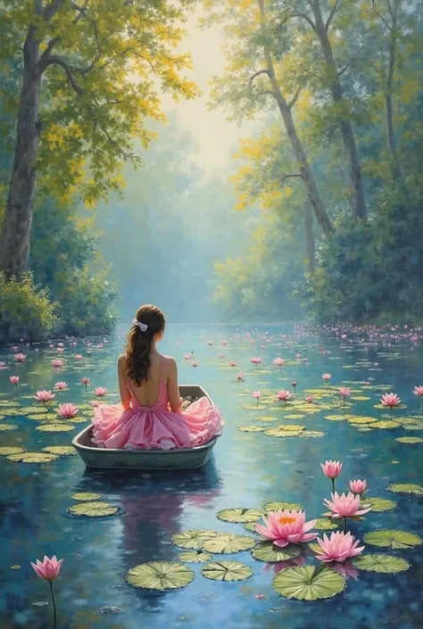 Paint by Numbers – Sailing in the Lotus Lake