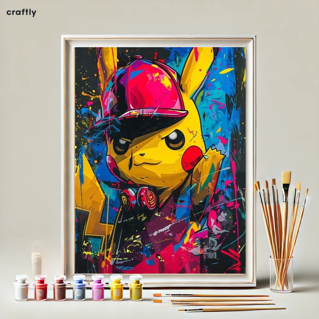 Paint by Numbers – Tough Pikachu