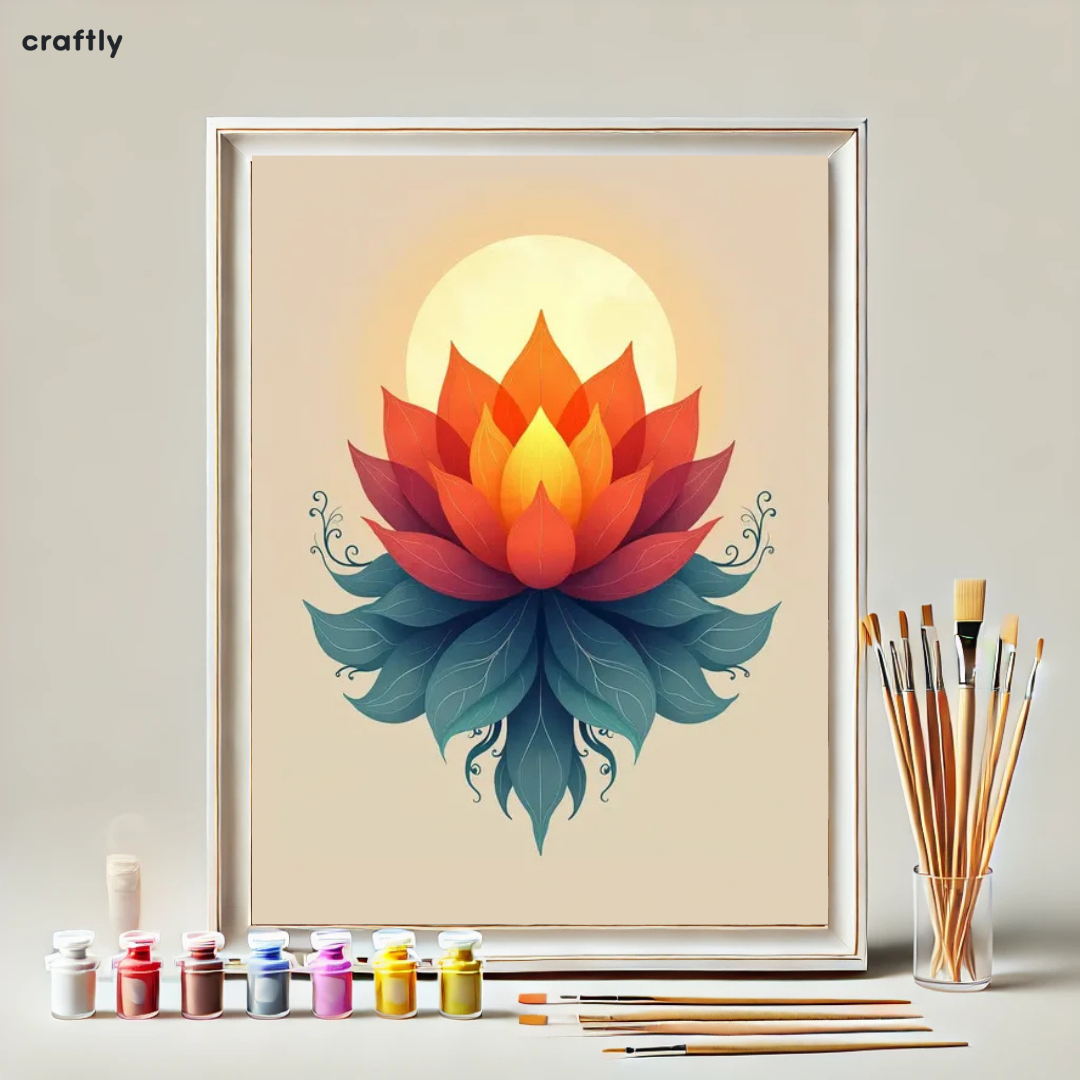 Paint by Numbers – Sunflower Bloom