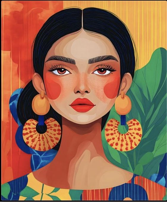 Paint by Numbers – Tropical Woman