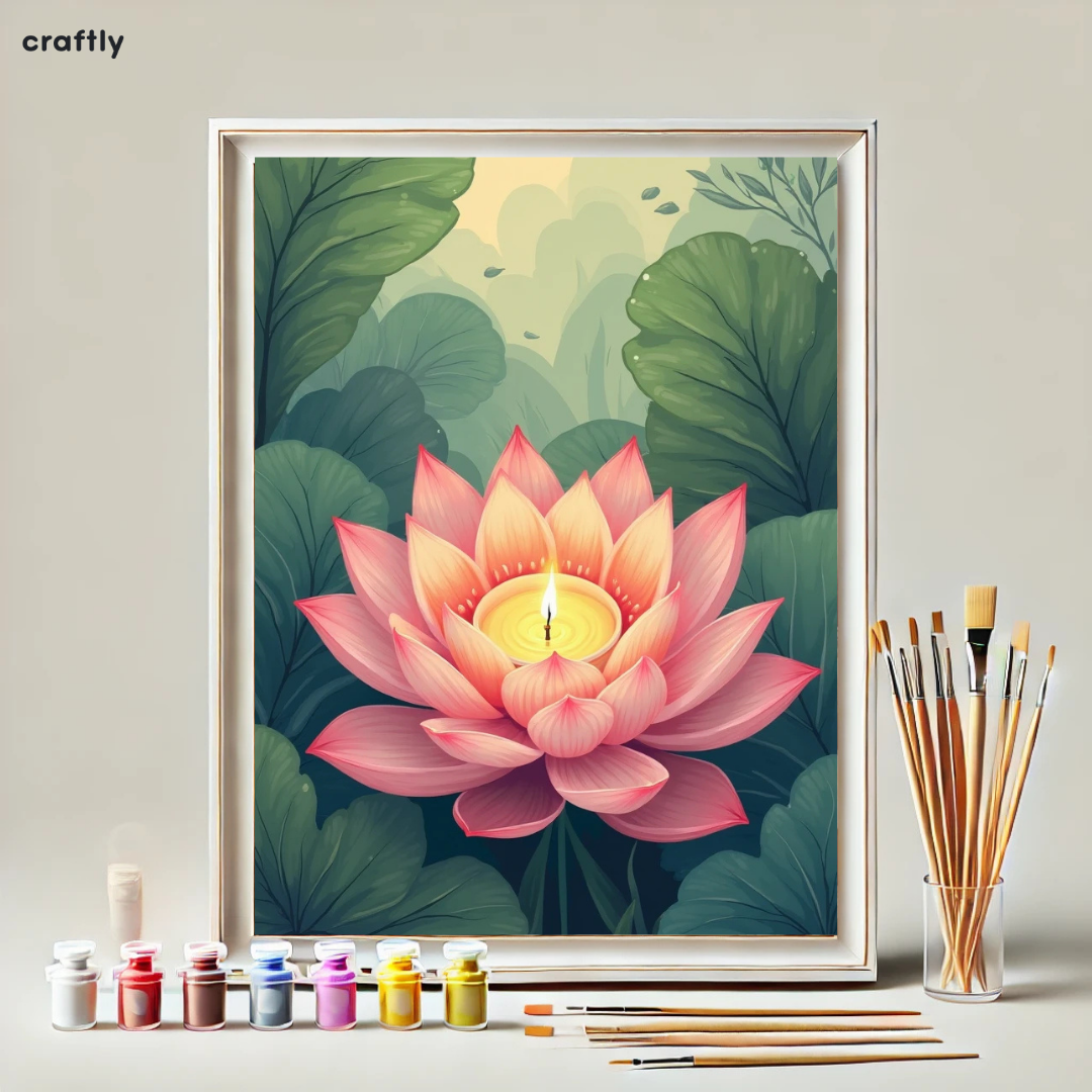 Paint by Numbers – Burning Lotus