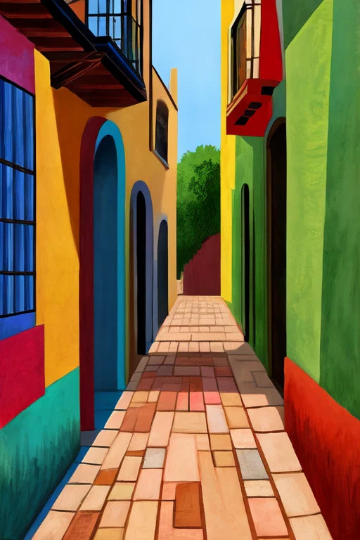 Paint by Numbers – Summer-Toned Alley