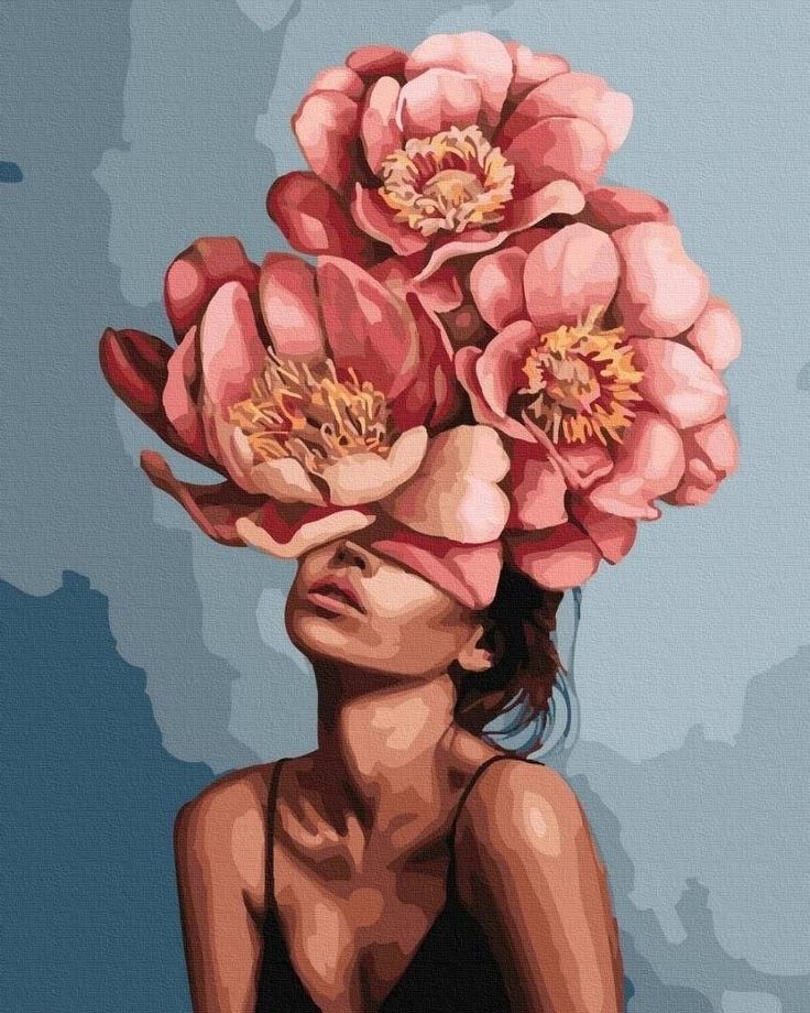 Paint by Numbers – Large Peonies