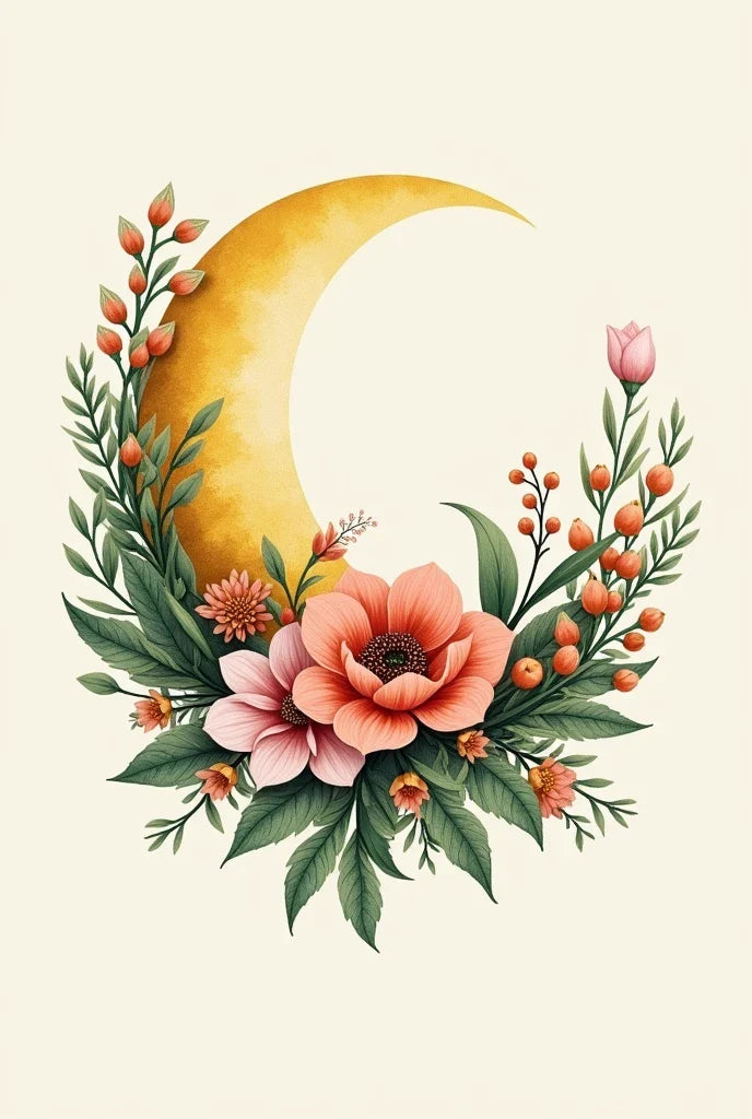 Paint by Numbers – Moon and Blossom